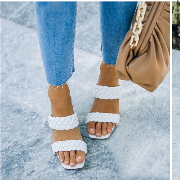 VICI Maylene Braided Square Toe Heeled Sandal Size 6.5 🤍 - Picture 4 of 6